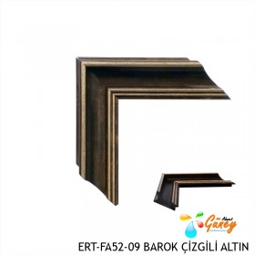ERT-FA52-09 BAROK ALTIN ÇİZGİLİ